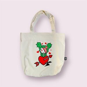 Tokidoki Canvas Tote Bag Cactus SANDy Ciao Ciao Adios Valentine's Day Theme NWOT